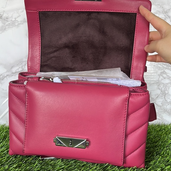 Original $378 Michael Kors Cece Medium Quilted Leather Convertible Shoulder Bag - Picture 8 of 14